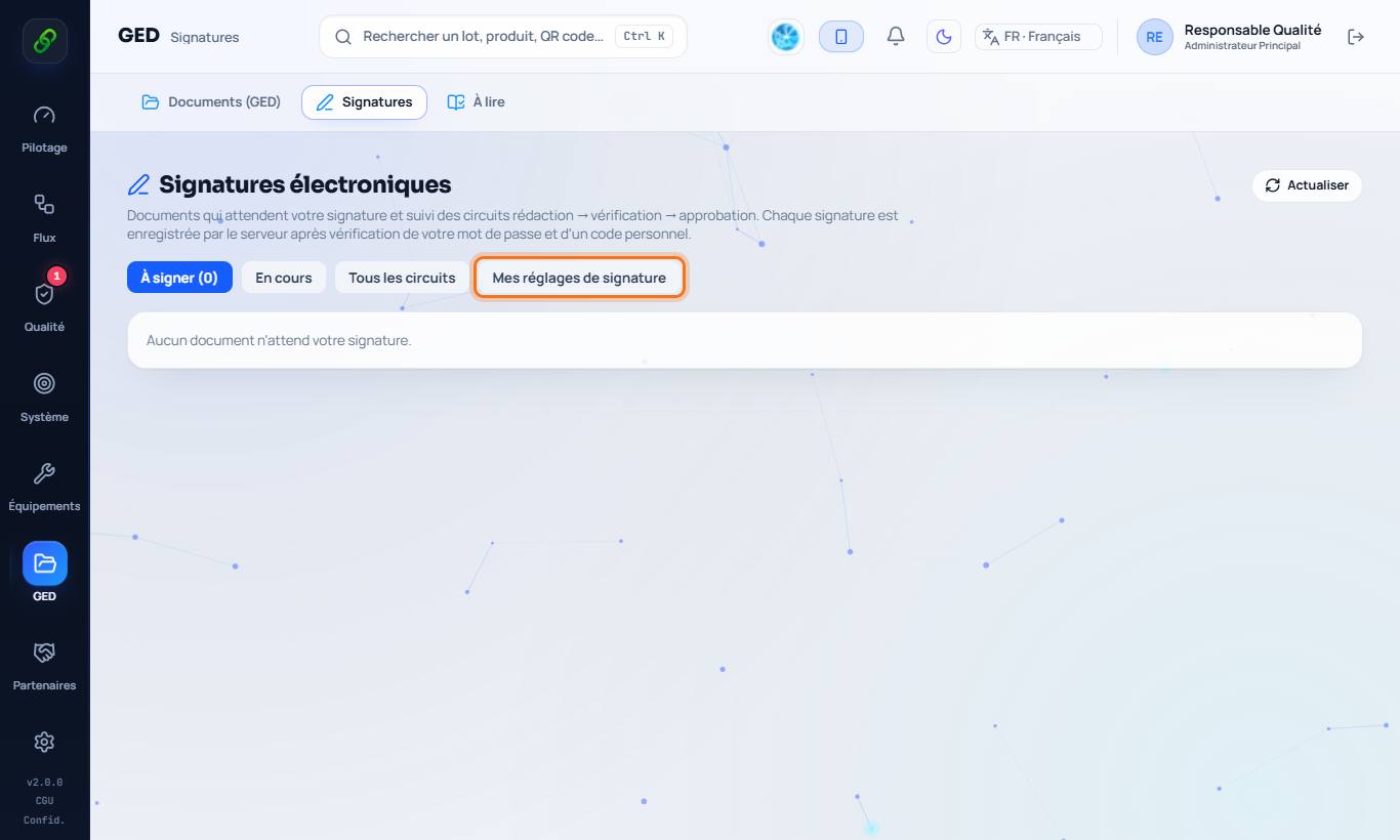 Les signatures électroniques.